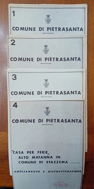 Alto Matanna, Stazzema, 4 Planimetrie Del 1977