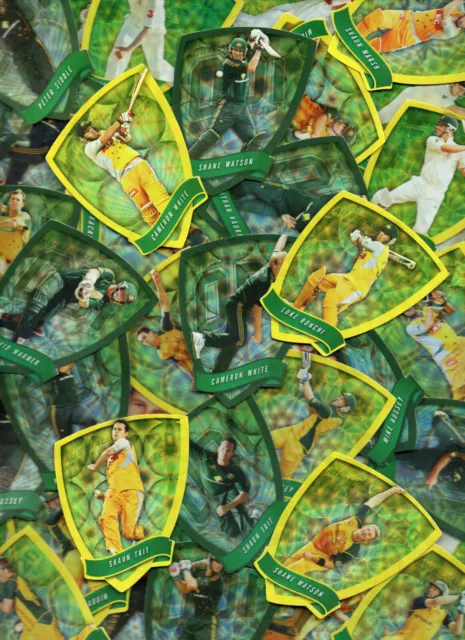 2009-10 Select [Cricket Australia] Holofoil Die-Cut Badge - Bulk Card Lot / Set