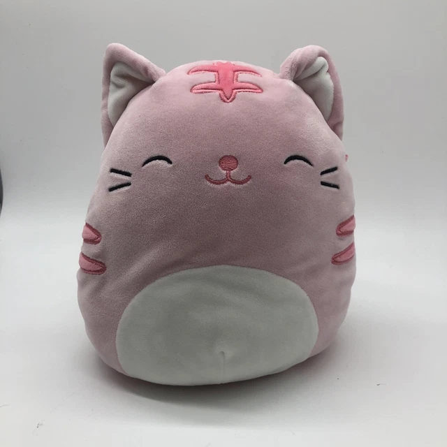 SQUISHMALLOWS 8& PAULITA Pink Cat Tabby Nap Queen Fluffy Soft CLEAN £13