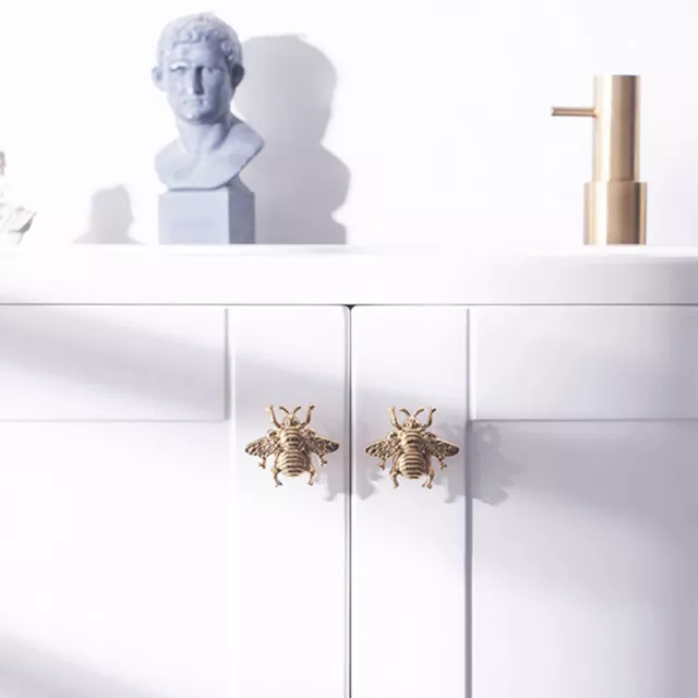 Bee Shape Furniture Handles Door Knobs For Cupboard Kitchen Cupboard Drawer#km 2