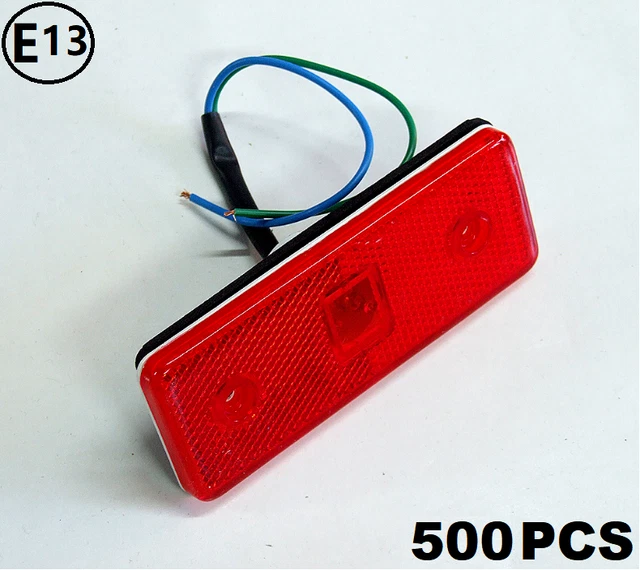 Clignotants LED 12V Pour Remorque Et Bus – Set Rouge + Vert, Universels Et Super Lumineux