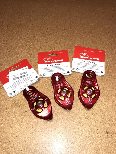 (3) DMM Pinto Pulleys Lot - Arborist, Rope Access, Rescue