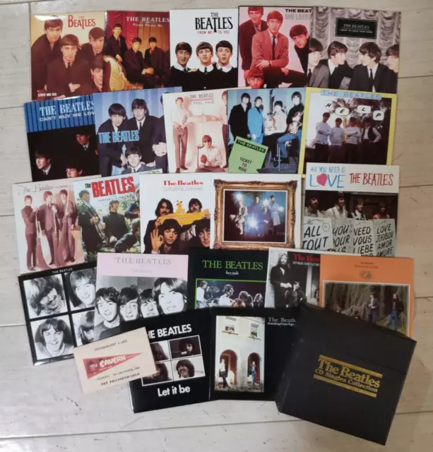 The Beatles CD Singles Collection Box CD 22Discs Set UK edition paper jacket