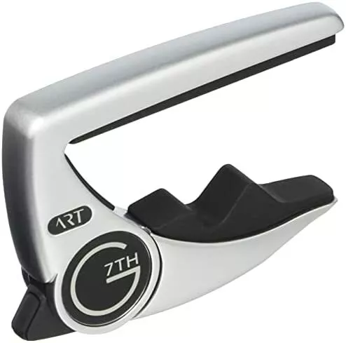 UK G7th Performance 3 Capo With ART Steel String Silver G7th Perfor High Qualit