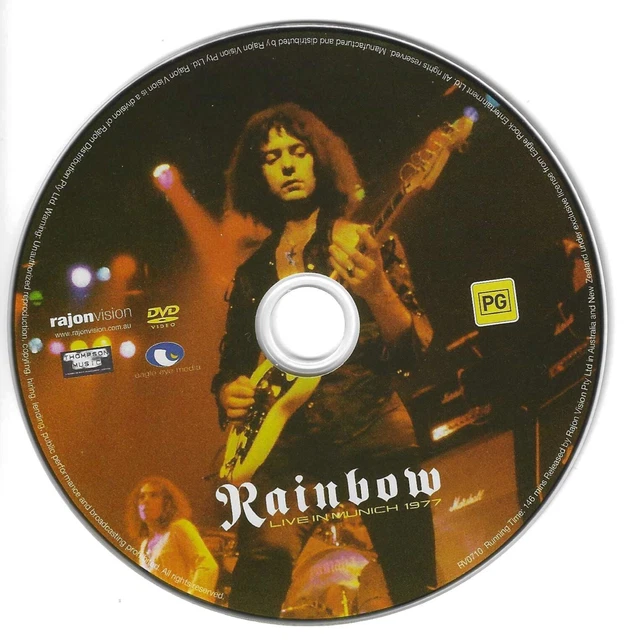Rainbow: Live in Munich 1977 (DVD, 1977) - NO CASE OR DVD COVER