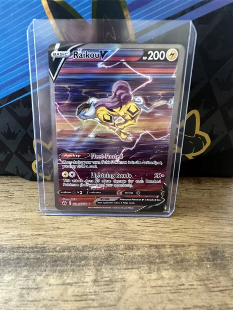 Raikou V Galarian Gallery Gold Metal Pokemon Card