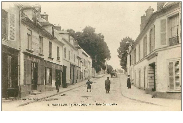 60.NANTEUIL LE HAUDOUIN.n°15643.RUE GAMBETTA