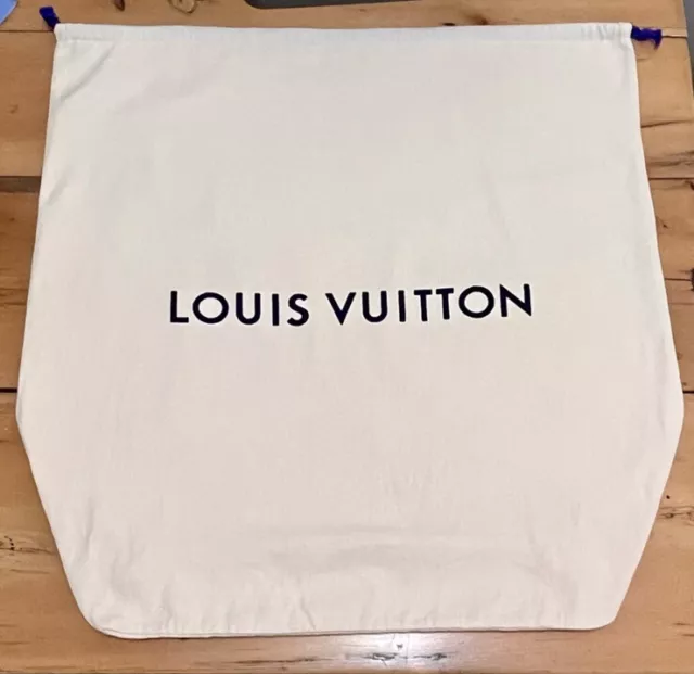 BRAND NEW Authentic Louis Vuitton XL Handbag Drawstring Dust Bag 24” x 20”  x 7”