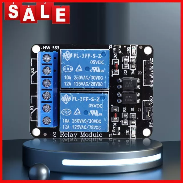 5V 12V 24V Relay Board with Optocoupler Isolation for Arduino DIY (5V 2S)