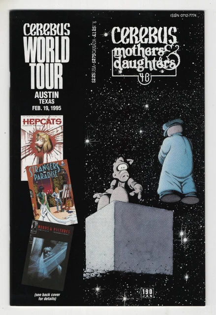 CEREBUS  #190   DAVE SIM   (AARDVARK-VANAHEIM)  VF  or  BETTER!!
