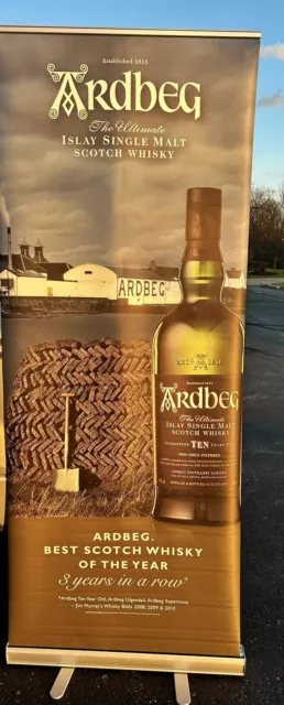 Ardbeg Single Malt  Scotch  Banner Backdrop