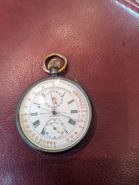 JOSEPH SEWILL LIVERPOOL Royal Navy Marine Pocket Chronograph EUR