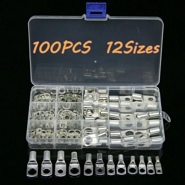 Elettrico Connettori Terminal 100Pcs Batteria Saldatura Cavo Crimpare Equipment