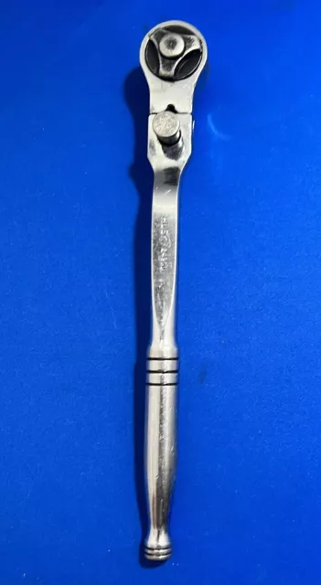 Vintage Husky 24900 Three Position Ratchet Wrench,3/8" Drive X 9-7/8"