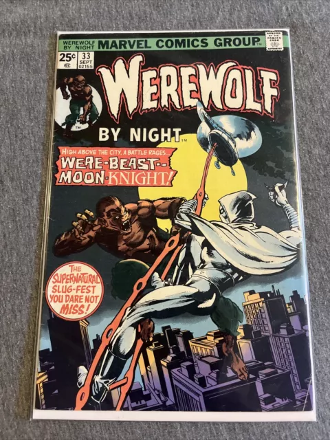 Werewolf By Night #33 - 2nd APPEARANCE Moon Knight 1975 KEY ISSUE