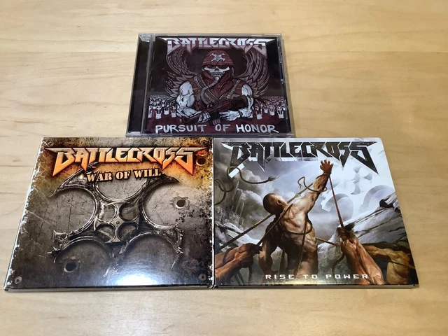 BATTLECROSS 3 CD Lot - Pursuit Of Honor - War Of Will - Rise To Power