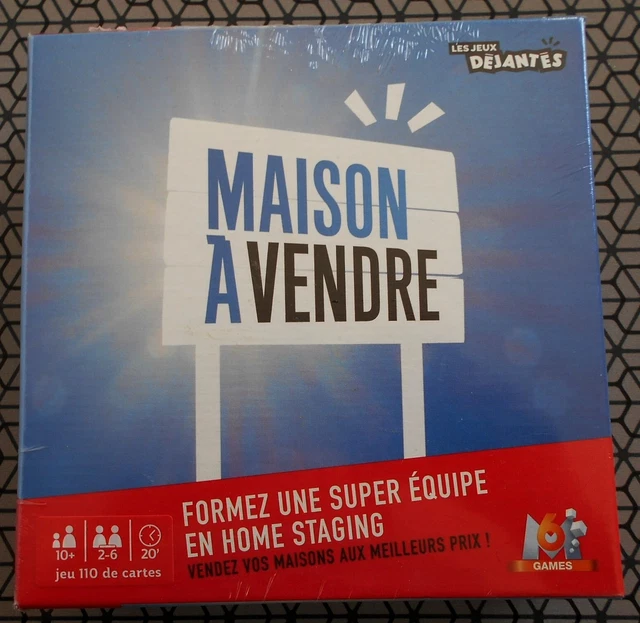 JEU de SOCIETE CARTES COOPERATIF LES DEJANTES MAISON A VENDRE M6 GAMES 10+ NEUF