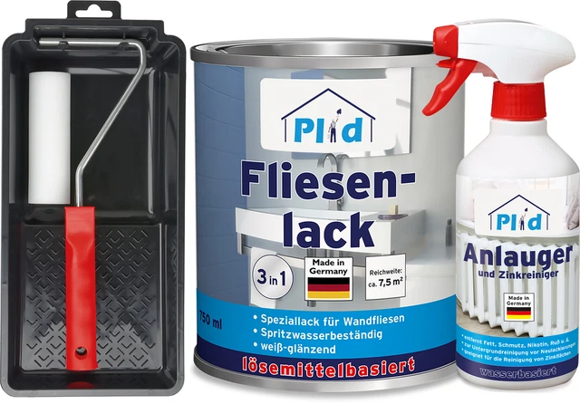 Laca de azulejos premium azulejos pintura de azulejos arranque juego de pintura blanco crema -