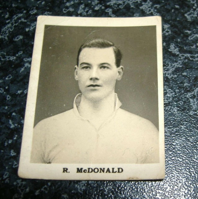 D.C. Thomson Footballers 1923 - R. McDonald, Tottenham