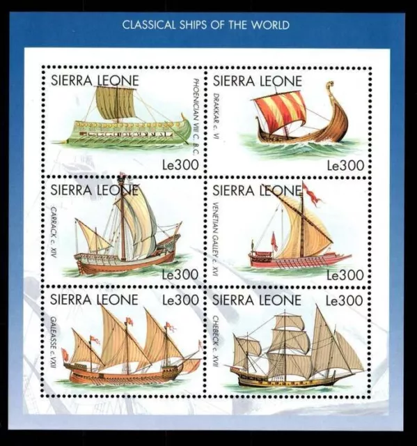 Sierra Leone 3025-3030 nuovo arco piccolo navigazione #GA772