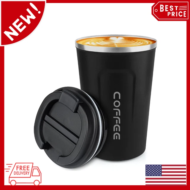 12 Oz Stainless Steel Vacuum Insulated Tumbler - Coffee Travel Mug - Thermos Cup