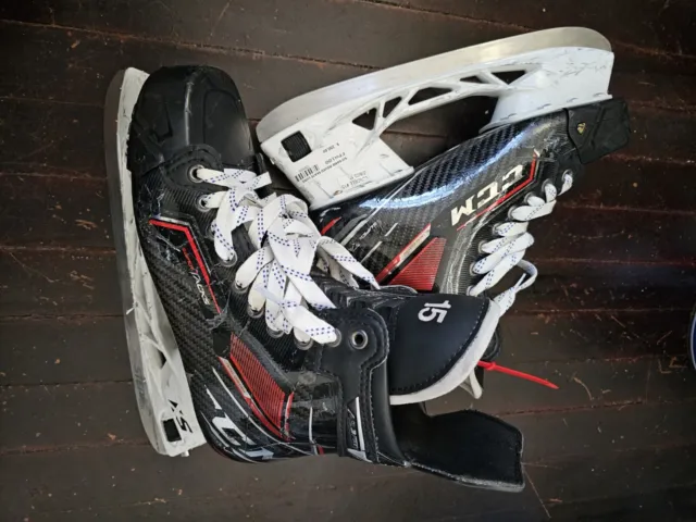 Anton Lundell NHL Game Used Ice Hockey Skates CCM Super Tacks Pro Custom Sz 9.5