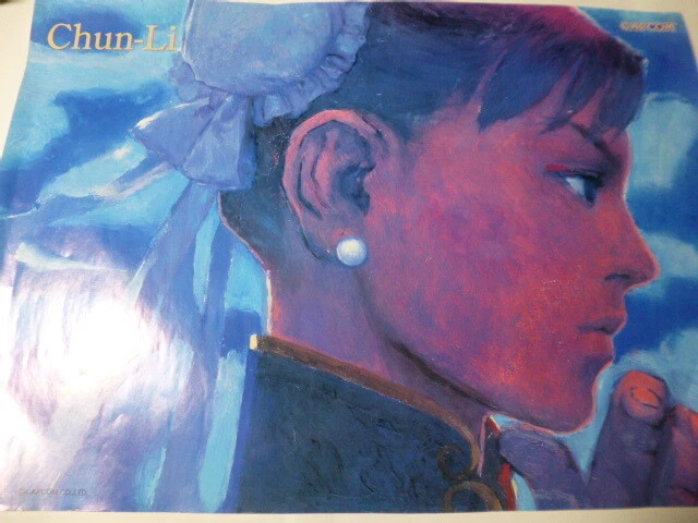 STREET FIGHTER III Chun-Li Capcom Video Game Poster from Japan EUR 173 ...