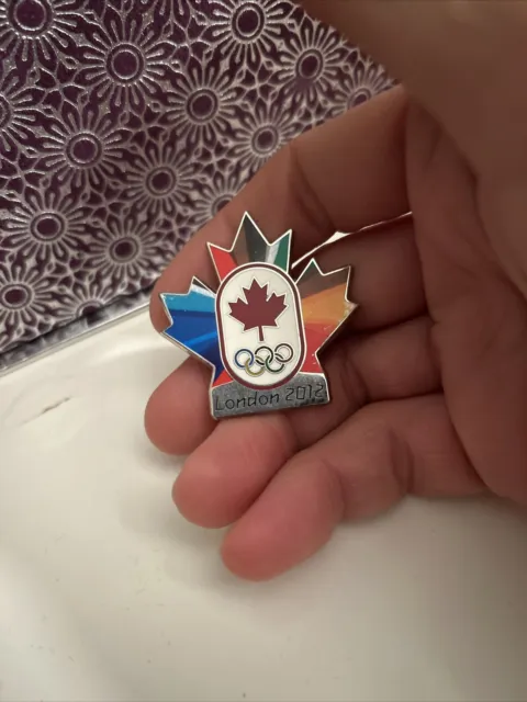 london olympics 2012 Canada  Pin Badge Official