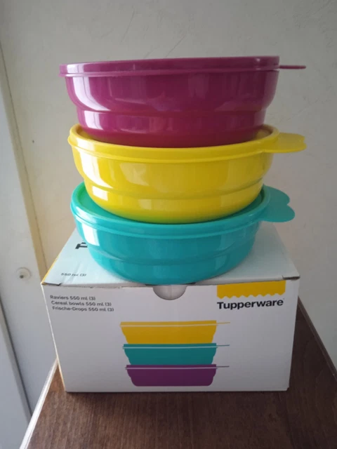 Lot De Saladiers Et Bols Tupperware Rose - Très Bon état