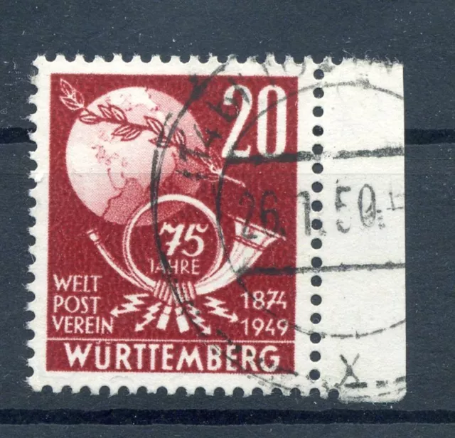 880644) Frz. Zone Württemberg Nr. 51 gestempelt, UPU