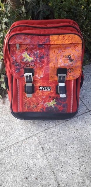 4YOU SCHULTASCHE RUCKSACK Schulrucksack Schulranzen, rot, gebraucht EUR ...