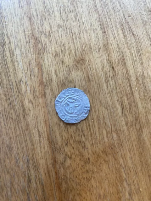 Cruz celta antigua moneda de plata 3