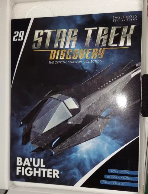 Eaglemoss New Star Trek Starships Discovery Baul Fighter with Magazine