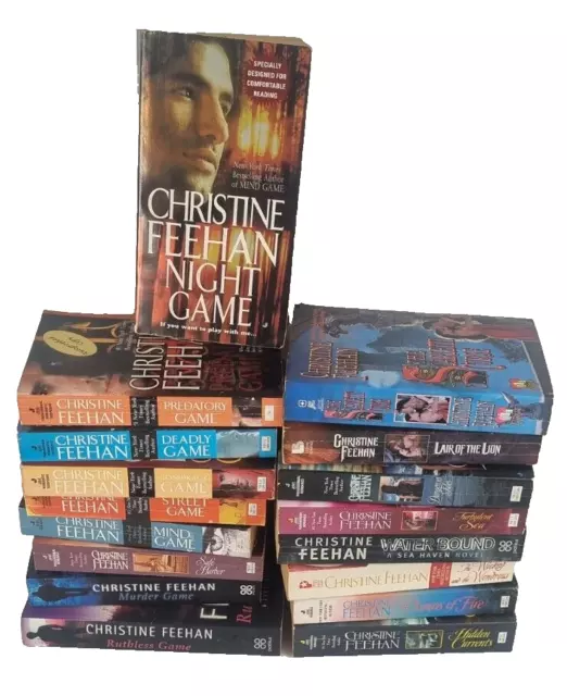 Christine Feehan Books x17 Drake Sisters (5) Ghost Walker (8) Sea Haven (1) (pb)