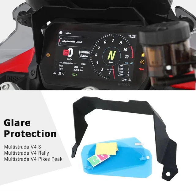 BROTECT (2 Stuks) Antireflecterende Beschermfolie voor Ducati Multistrada 1200 2015 Snelheidsmeter Anti-Glare Screen Protector, Mat, Ontspiegelend