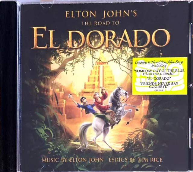 Europe Cd Album Soundtrack Elton John The Road To El Dorado Rare Comme Neuf 2000