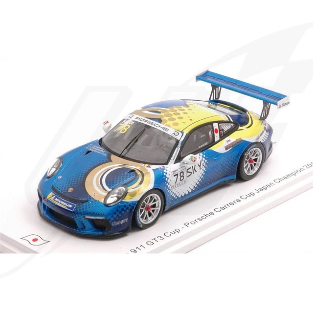 Spark Model Porsche 997 GT3 N°21 - Rallye WRC 2017 (Chiappe/Dumas) - Échelle 1:43