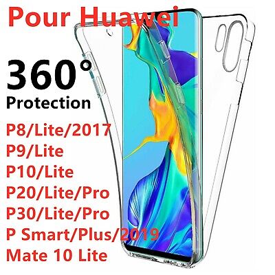 Etui Coque Silicone 360 Int?gral transparent Huawei P10 Llite / P20 / P30 PRO
