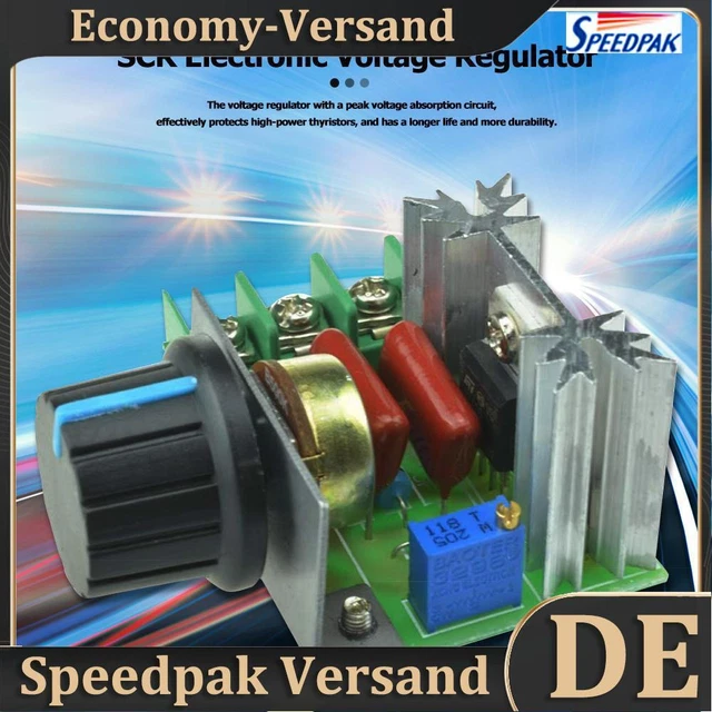 2000 W AC 220V SCR Regolatore elettronico di tensione dimmer regolatore velocità motore