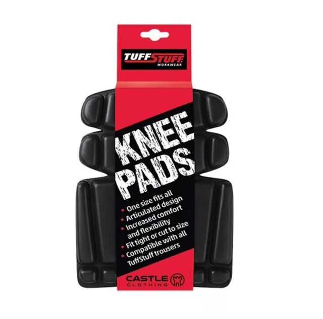 Tuffstuff Workwear Foam Knee Pads Kneepad Inserts For Work Trousers Coveralls