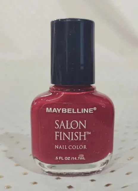 Maybelline Salon Finish Nail Color Polish 47 Ripe Plum Creme 220 0.5 Fl Oz