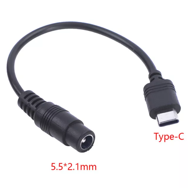 DC-Typ-C weiblich bis 5,5*2.1 weibliche Kabel 5521 Power Jack DC Power ConctorDB