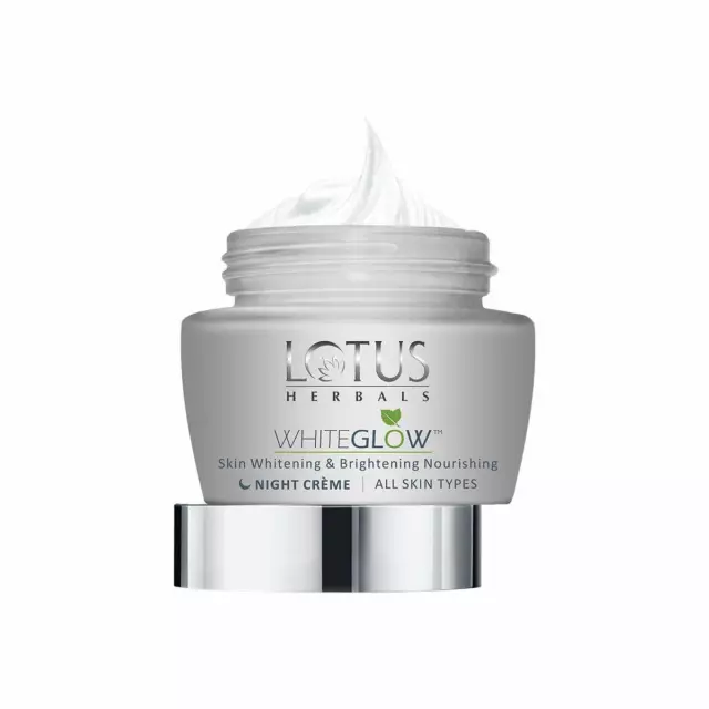 Lotus White Glow Skin Whitening and Brightening Nourishing Night Cream - 60g 2