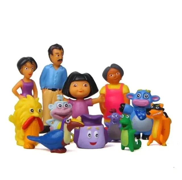 FIGURINE COLLECTION DORA L'exploratrice 12 Pieces 3-8 cm Livraison ...