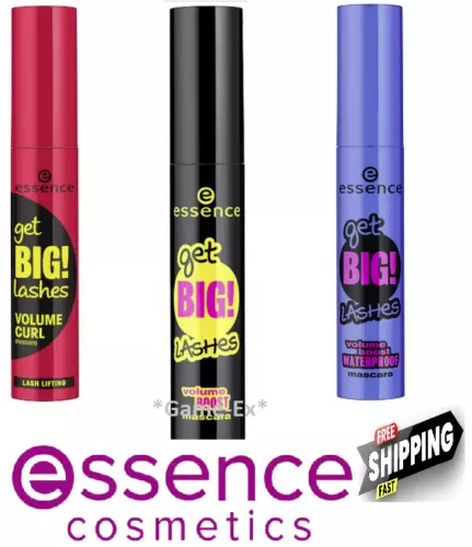 ESSENCE Get Big Lashes Volume Curl/Boost/Waterproof Mascara's Black 12ml