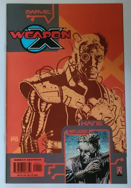 Weapon X: The Draft: Kane #1(Marvel 2002 Series) Nos 9.4+ Nm Grade, R.a.jones!!!