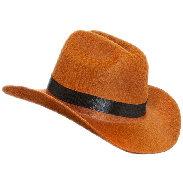 Cappello da cowboy resistente all'usura decorazione non tessuto cappello per animali domestici delicato cappello gatto cucciolo