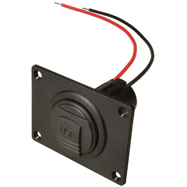 M+S 50225 Prise de Courant Power USB à Partir De Encastré 2 X 2500MA 12-24V