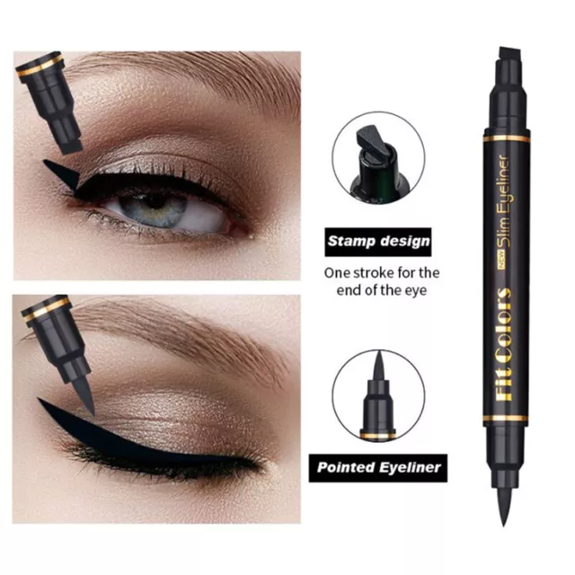 Eyeliner Double-Headed Seal Liquid Pencil Waterproof Lasting Eye Liner Makeup
