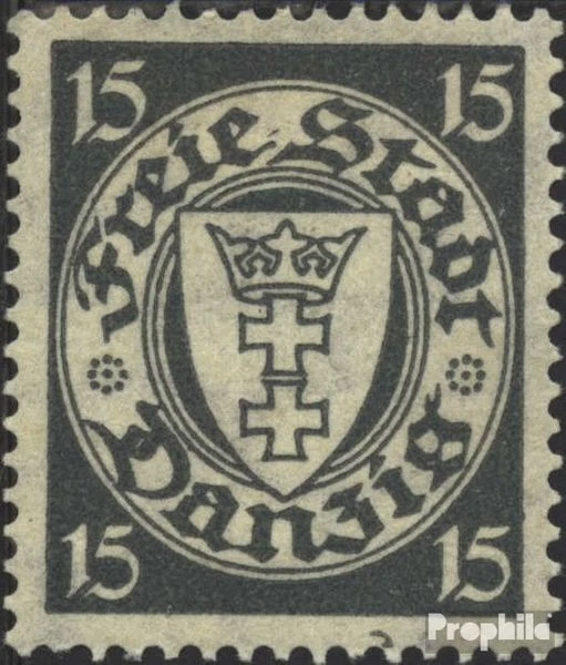 Gdansk 195x Un neuf 1924 Crest